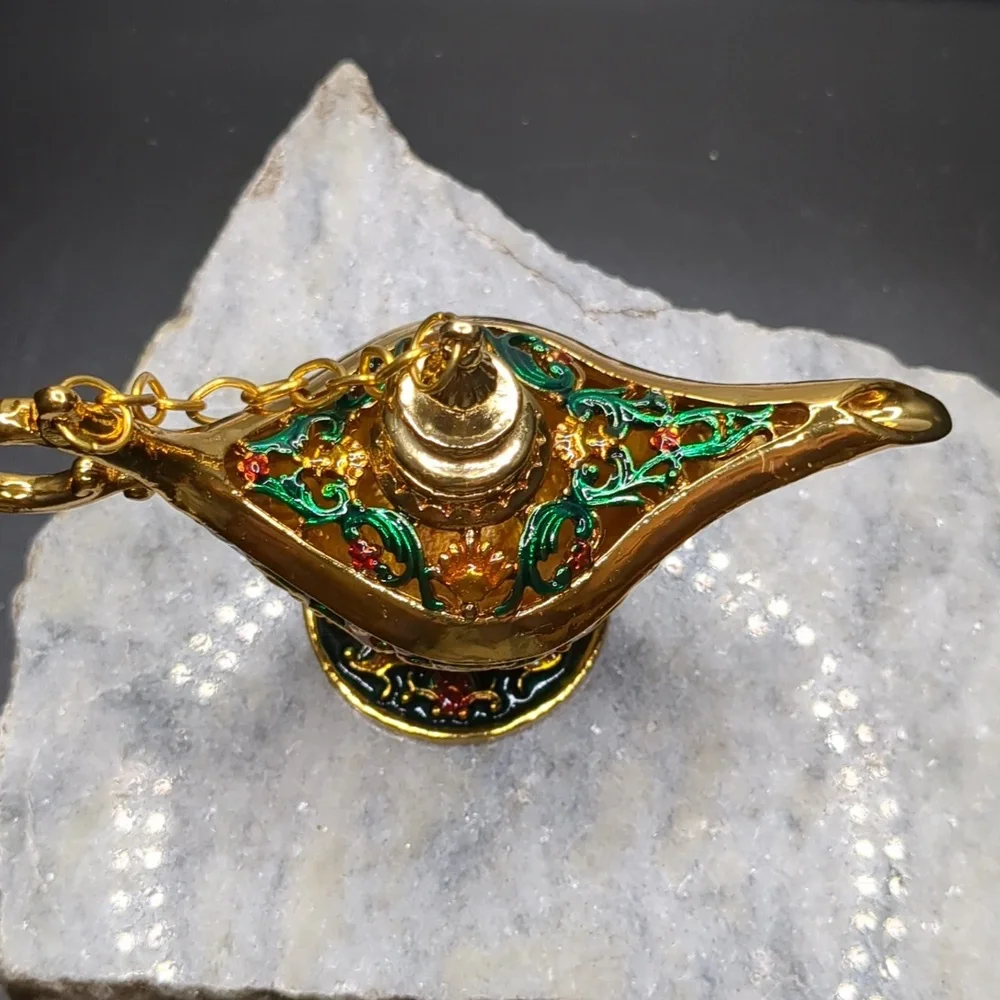 Dubai Genie Aladdin "Mini" Lamp Genie Style Decoration - Picture 2 of 7